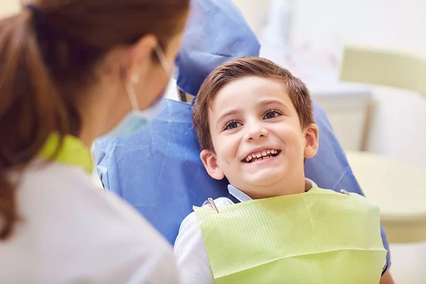 child at the dentist